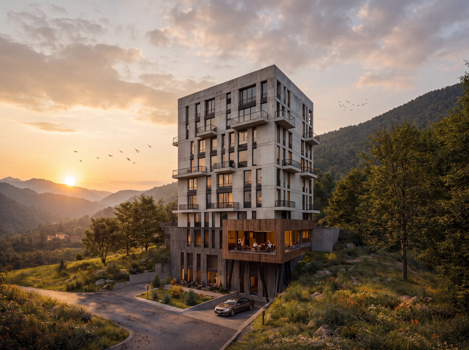Dilijan Heights Residence: architectural view 5.