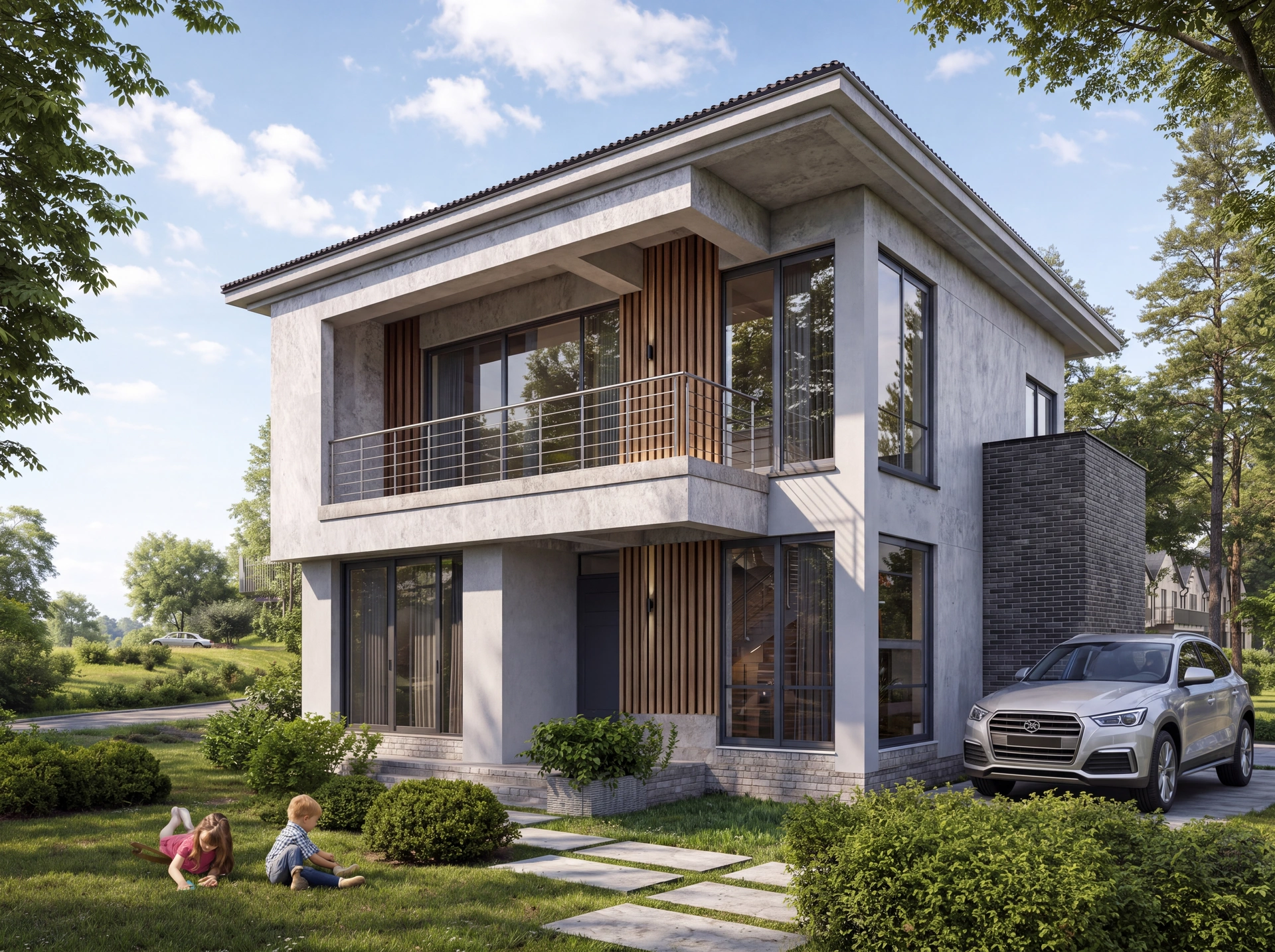 Private House 08: architectural view 1.