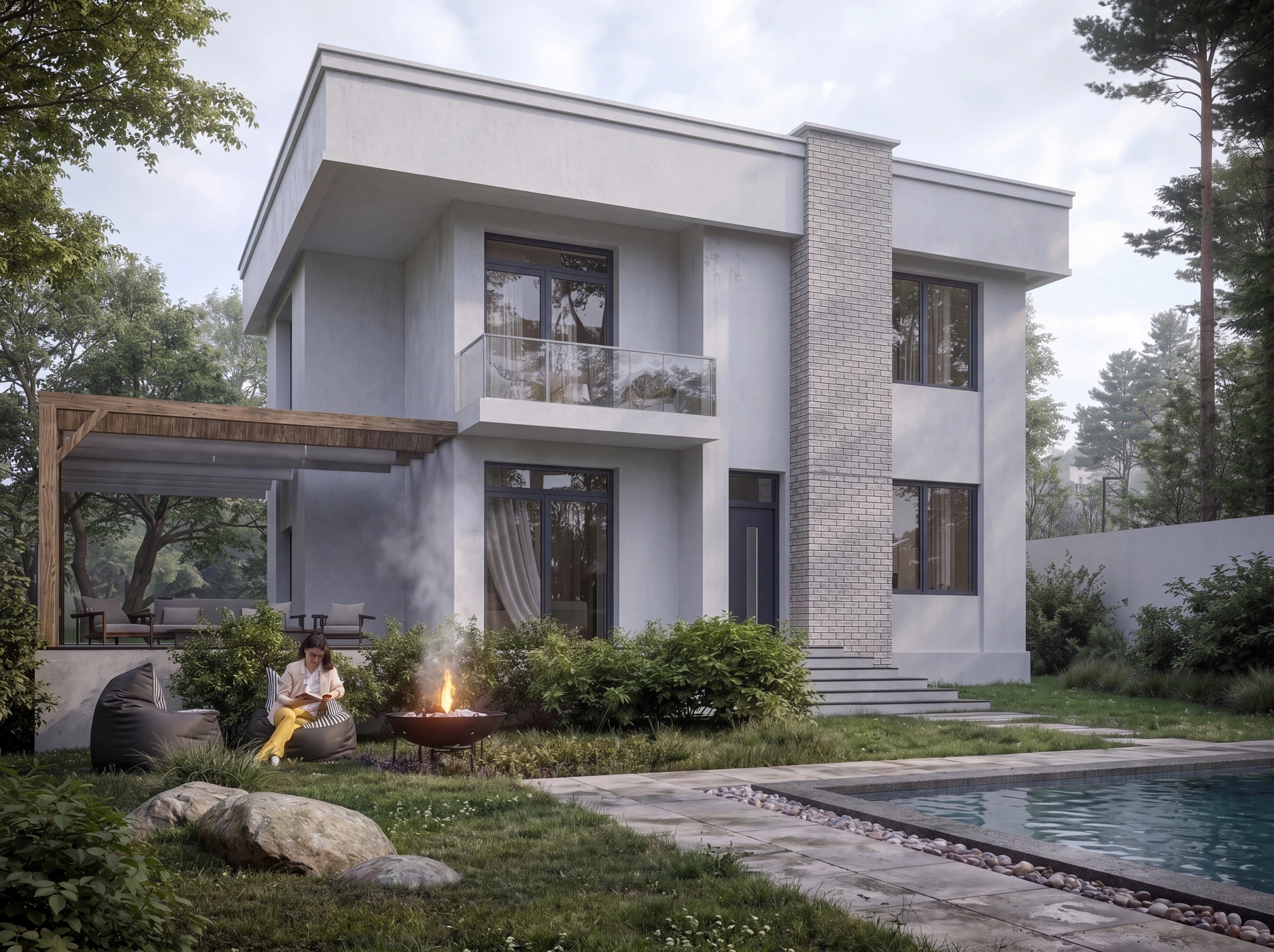 منزل خاص 11: منظر معماري 2.